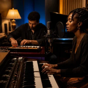 Jordan Rakei and GENA Frame a New Stevie Wonder Listening Moment